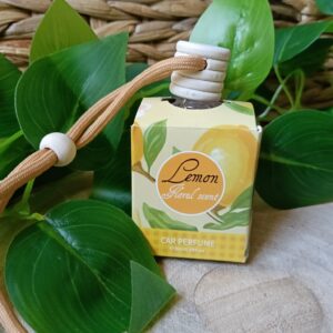 🍋 Ambientador para Coche Colgante - Lemon Floral Scent 💐