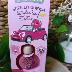🍒 Ambientador para Coche "Eres la Guinda de todas las Tartas" - The Fruit Company 🍒
