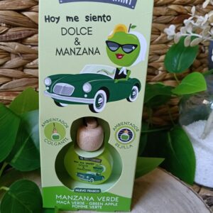 🍏 Ambientador para Coche "Hoy me Siento Dolce & Manzana" - The Fruit Company 🕶️