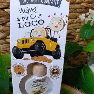 🥥 Ambientador para Coche "Vuelves a mi Coco LOCO" - The Fruit Company 🌴