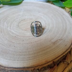 💍 Anillo Metatrón Plateado: Conexión Espiritual y Estilo Versátil