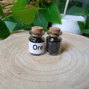 ⛰️ Bote de Piedras Minerales de Mena (Raw Energy)