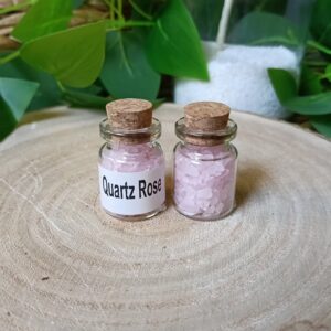 💕 Bote de Piedras Rodadas de Cuarzo Rosa (La Piedra del Amor Incondicional)
