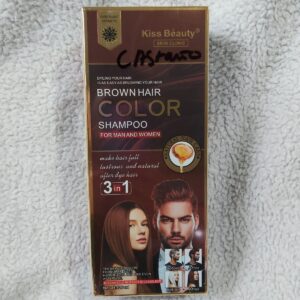 Champú Tinte 3 en 1 Color Castaño - Unisex | Con Colágeno y Aceite de Argán 120ml....