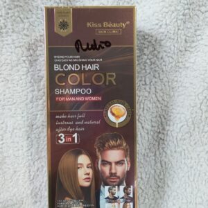 Champú Tinte 3 en 1 Color Rubio - Unisex | Con Colágeno y Aceite de Argán 120ml