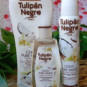 Pack Tulipan Negro : coco _ un aroma exotico y dulce para tu piel !