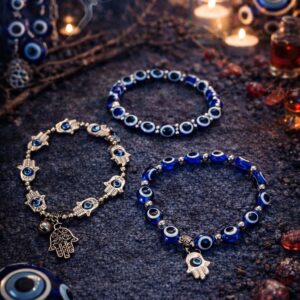 🧿 Conjunto (x3) de Pulseras Ojo Turco: La Triple Alianza Protectora