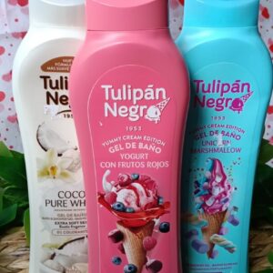 Gel de Baño Tulipán Negro "Yummy Cream Edition" 650ml – Aromas Dulces e Irresistibles