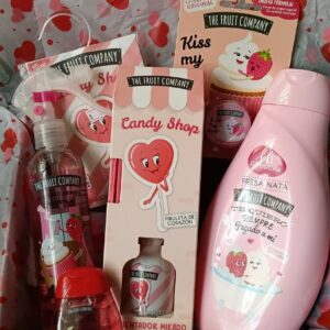 Set "Sweet Love" Fresa Nata y Cereza - Cuidado Corporal y Hogar (The Fruit Company)