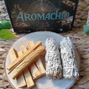 🌙 Kit de Limpieza y Armonización Energética: Salvia y Palo Santo