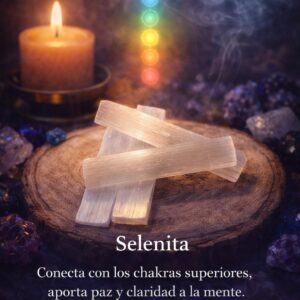 Barras de Selenita – Limpiador Energético y Cristal de Paz