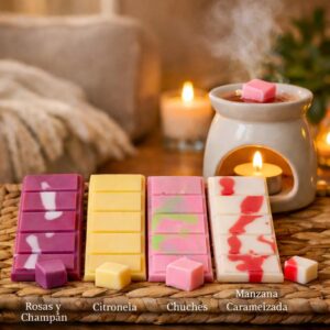 Colección 4 Tabletas Wax Melts de Soja 🕯️✨