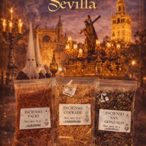 Pack Incienso Aromáticos, Incienso Palio , Incienso Cofrade , Incienso Gonzalo , 50 gramos