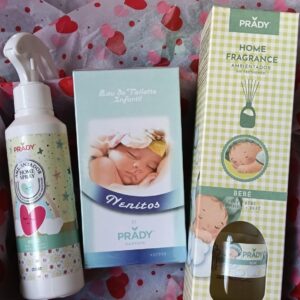 Set de Fragancia Infantil y Hogar Prady Bebé – Pack Ternura y Frescura (3 piezas)