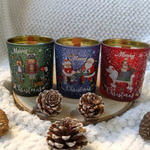 🕯️ Pack Velas de Soja 'Los 3 Deseos': Navidad Gourmand & Mecha de Madera