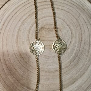 ✨ Pulsera Metatron en Oro: Elegancia y Sofisticación Geométrica