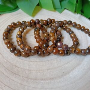 🐅 Pulsera Ojo de Tigre (Tiger's Eye)