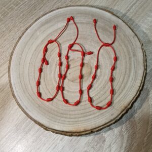 🔴 Pulsera Roja 10 Nudos
Protección energética diaria