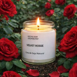 Vela Aromática Velvet Rosse - Rosa Natural