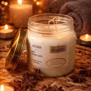 Vela de Soja "Anís Estrellado" · Aroma Especiado & Zen (600gr.)