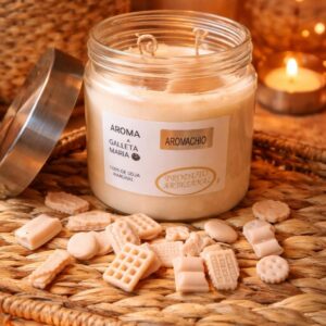 Vela Artesanal de Soja "Aroma a Galleta María" · Edición Gourmet (1kg)