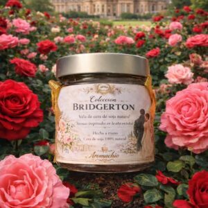 Colección BRIDGERTON , Vela de cera de soja Natural
