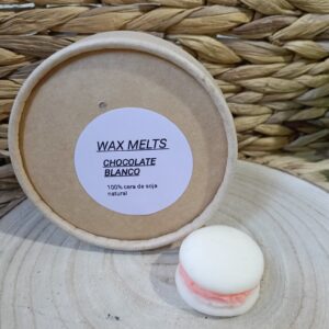 Wax Melts de Soja Natural – Aroma "Chocolate Blanco" (Contiene 50 gramos)
