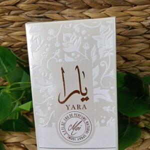 Yara Moi (Caja Blanca/Beige) - EDP LATTAFA 100ml - Fragancia Oriental, Cremosa y Sofisticada